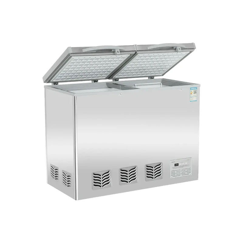 Stainless Chest Deep Freezer